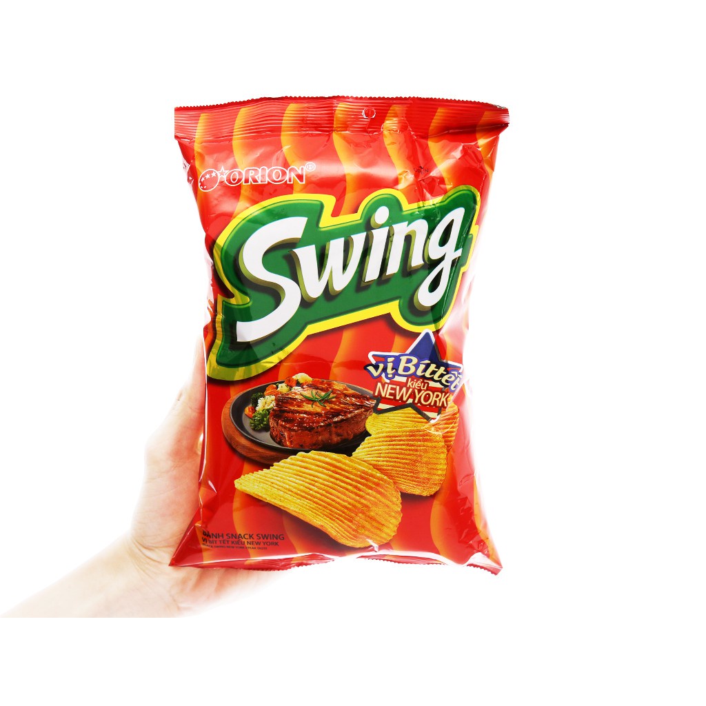 Bánh Snack Swing vị bò bittet kiểu New York Orion