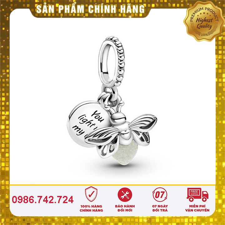 [Hàng cao cấp] Charm Bạc S925 ALE Cao Cấp - Charm treo hình con đom đóm- Mã sản phẩm NTD00021