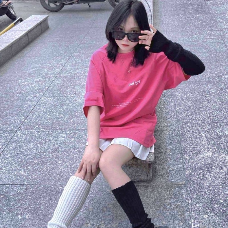 Áo thun tay lỡ Sad.Boiz Sadluv tee logo nam nữ, áo phông nam nữ xanh lá sadluv phong cách Ulzzang