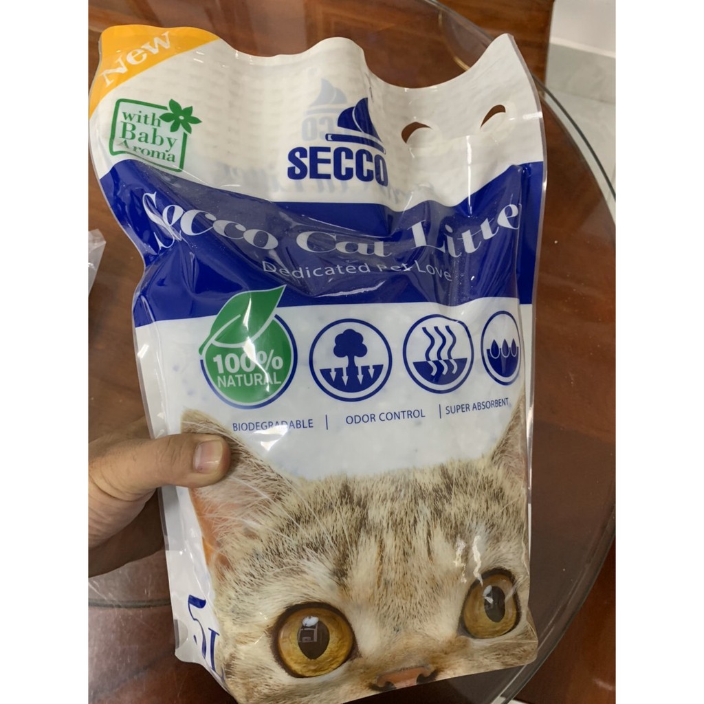 Cát Vệ Sinh Thủy Tinh Cho Mèo 5L Giá Rẻ - Tiết Kiệm