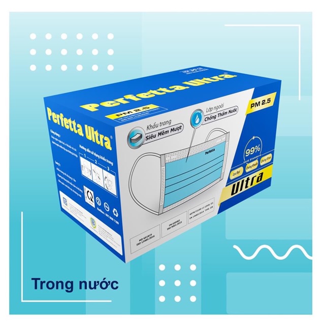 KHẨU TRANG PERFETTA ULTRA 4 lớp