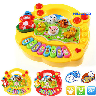 Đồ chơi đàn piano điện tử hình động vật cho bé