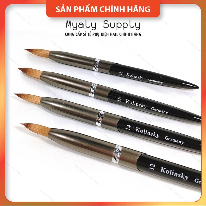 Cọ Đắp Bột Móng Nail Germany số 12, 14, 16, 18