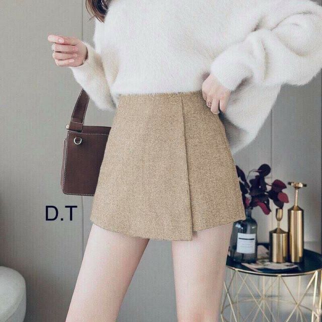 Quần dạ vạt lệch 3645_DTP