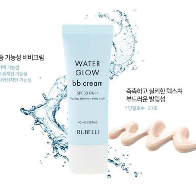 (XẢ DATE 9/2021)Kem nền Rubelli Water Glow BB Cream | BigBuy360 - bigbuy360.vn