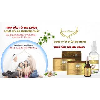 TINH DẦU TỎI MD KINGS - PHIÊN BẢN NÂNG CẤP VƯỢT TRỘI HÀM LƯỢNG ALLICIN