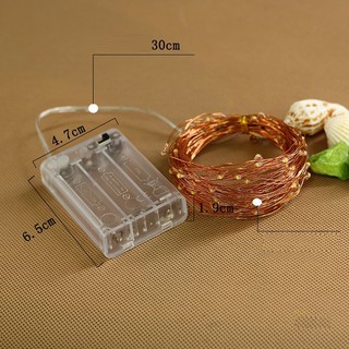 Đèn LED trang trí Dây đồng Pin AA