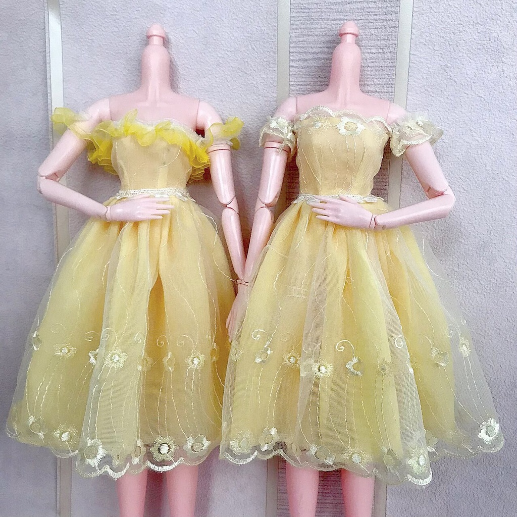 Váy tiểu thư công chúa cho búp bê 60cm