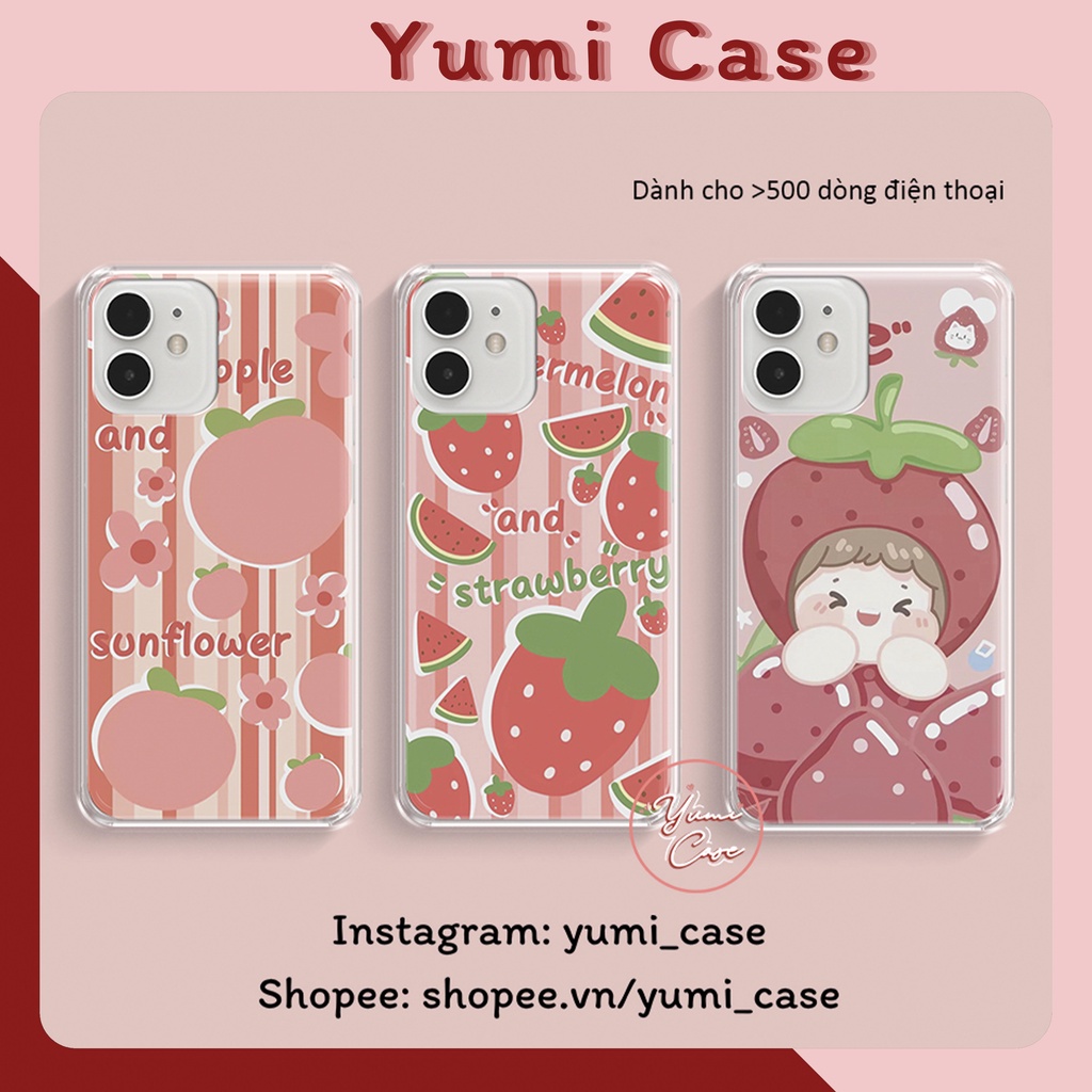 Ốp điện thoại HỒNG Yumi Case dành cho Iphone, Samsung, Vsmart, Oppo, Huawei, Xiaomi, Vivo, Sony, Nokia, Realme