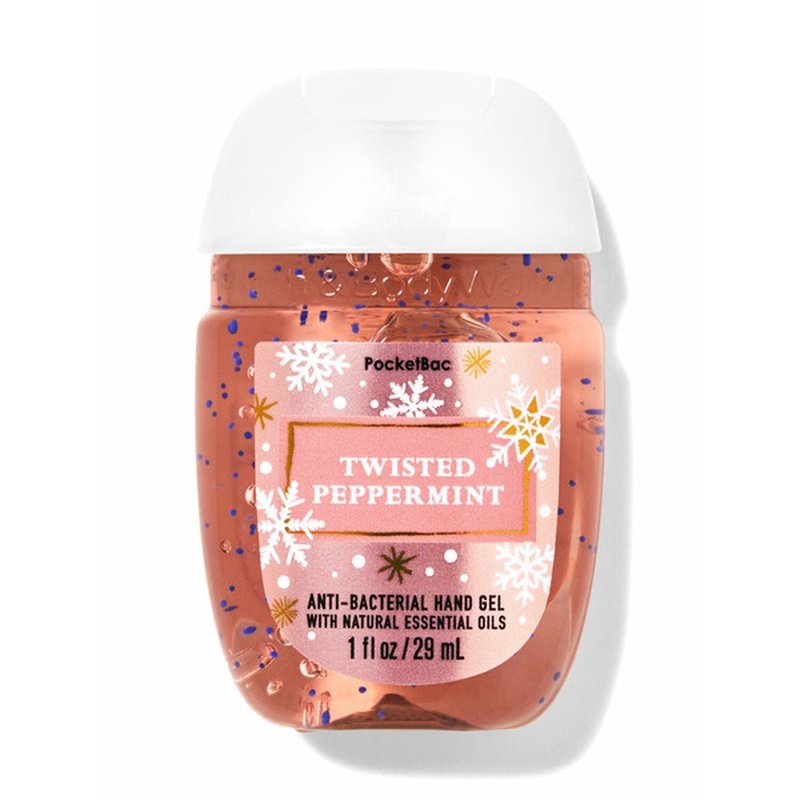 Gel rửa tay khô diệt khuẩn Bath & Body Works Hand Sanitizer PocketBac Twisted Peppermint 29ml