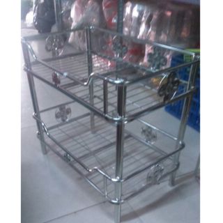 Kệ chén inox 2 tầng