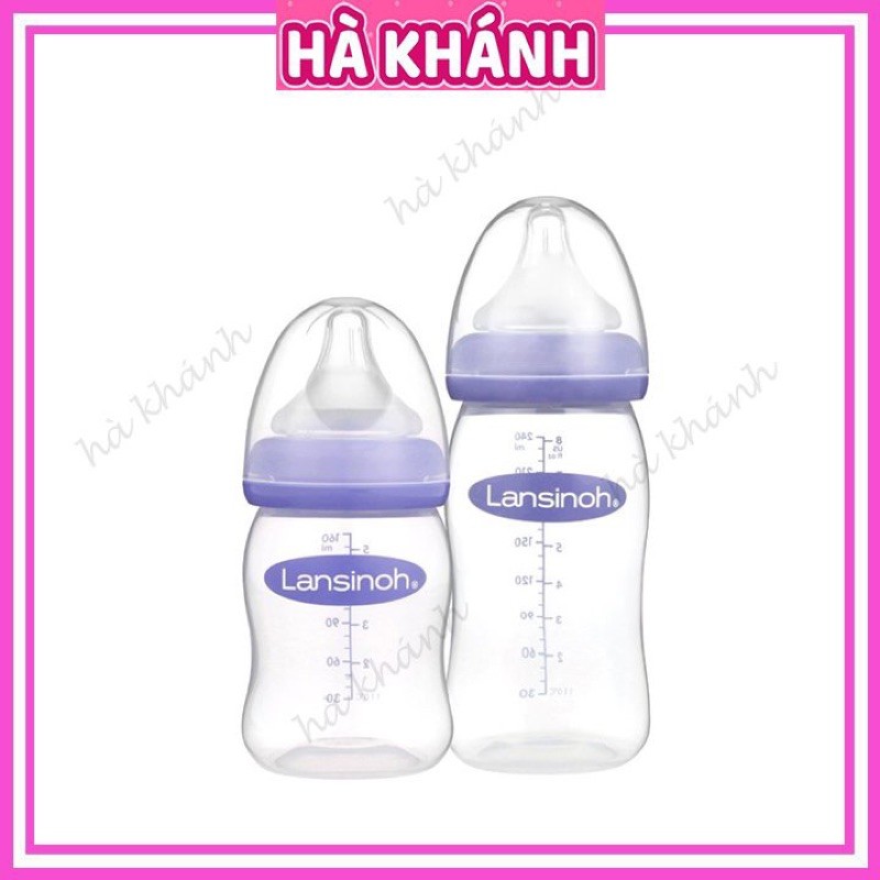 Bình sữa Lansinoh 160ml và 240ml cam kết chính hãng