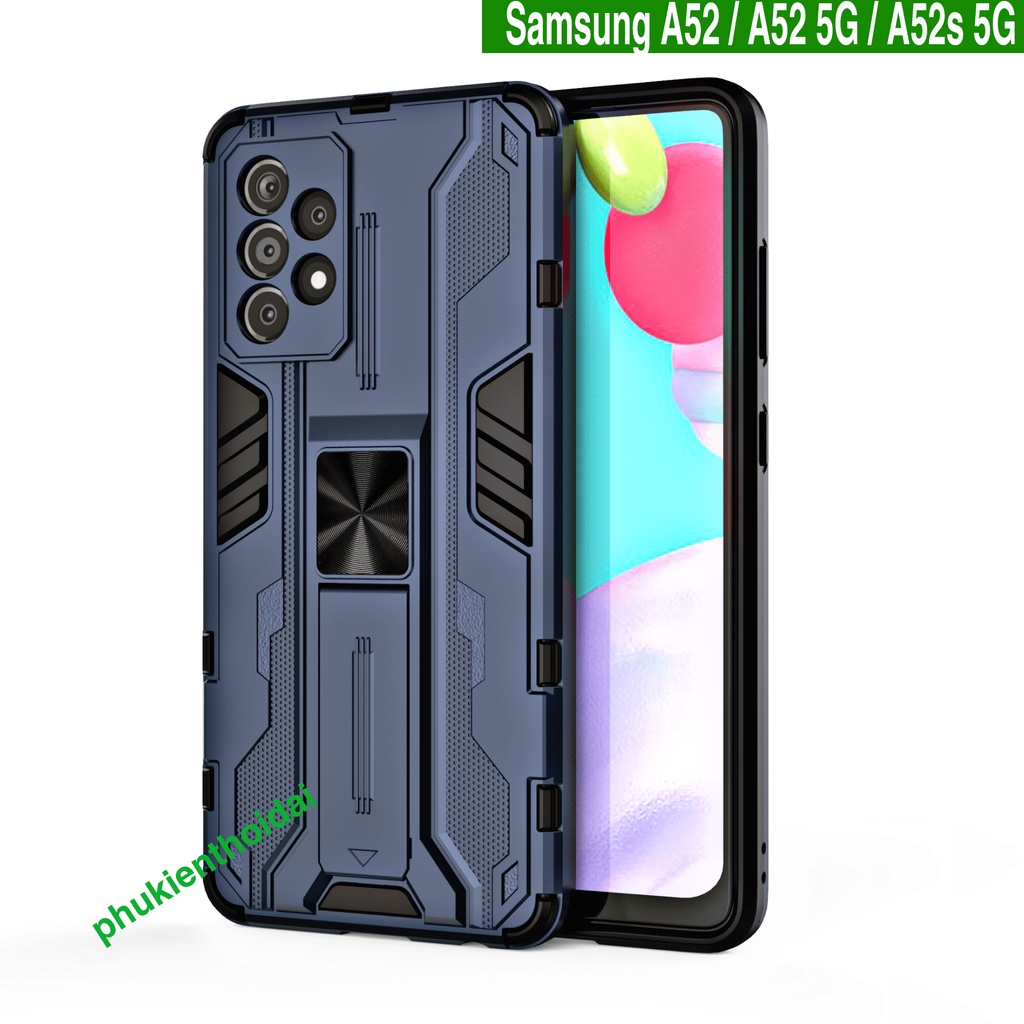 Ốp lưng Samsung A52 / A52 5G / A52s 5G Iron Man Ver 3 chống sốc giá đỡ mặt lưng xem phim bảo vệ camera