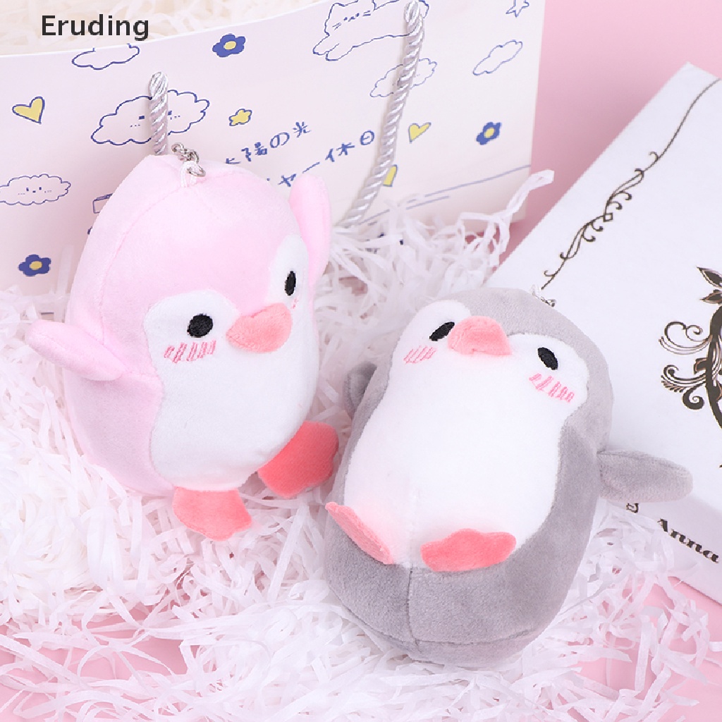 Chim Cánh Cụt Nhồi Bông 12CM Với Chìa Khóa Dễ