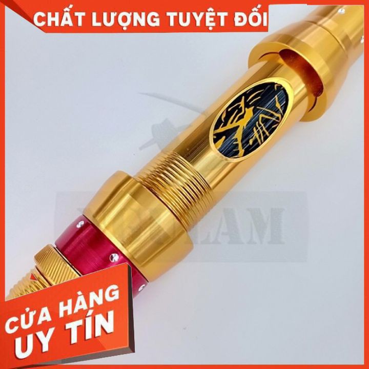 [Siêu Khỏe] Cần Rút SHIMANO Màu Vàng Hoa Siêu Chất Lượng Đủ Size