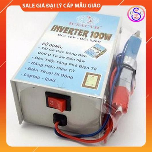 💎FREESHIP💎 Bộ Chuyển Điện Inverter 12V Ra 220V Công Suất 100W