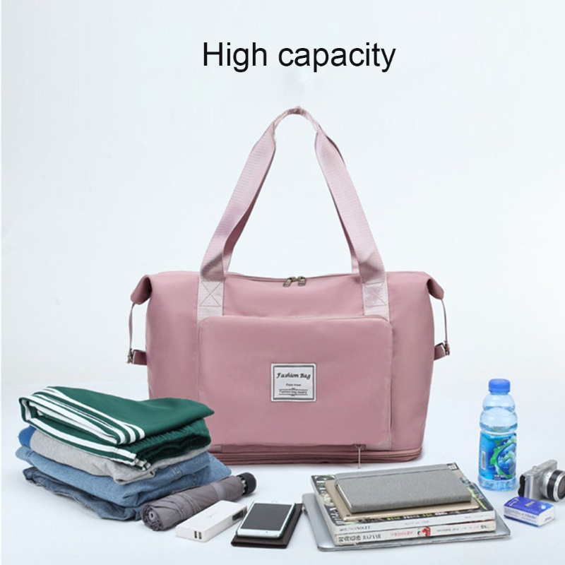 Túi Vải Oxford Chống Nước Sức Chứa Lớn Có Thể Gấp Gọn Dùng Khi Đi Du Lịch Cho Nam Và Nữ