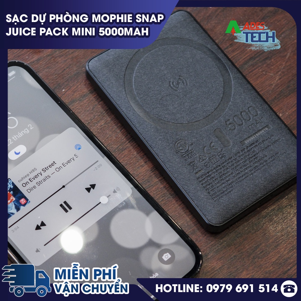 Sạc dự phòng Mophie Snap+ Juice Pack Mini 5000mAh Mới 100% chính hãng
