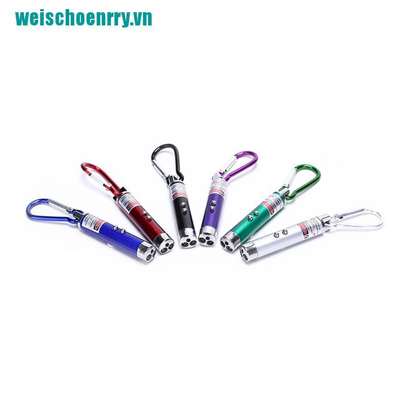 Weis♪Bút Chiếu Tia Laser Đỏ 3 Trong 1