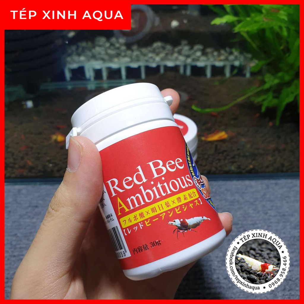 Thức ăn tép cảnh cao cấp BENIBACHI RED BEE AMBITIOUS giàu đạm và dinh dưỡng [Tép Xinh Aqua]