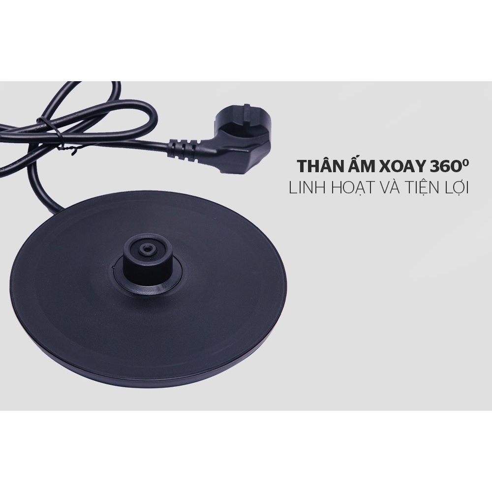 Ấm siêu tốc inox 2 lớp 1.7L SUNHOUSE SHD1382B