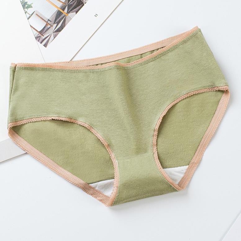 [Giá sỉ] Quần Lót Cotton Sợi Bông Mềm Mịn Đa Sắc
