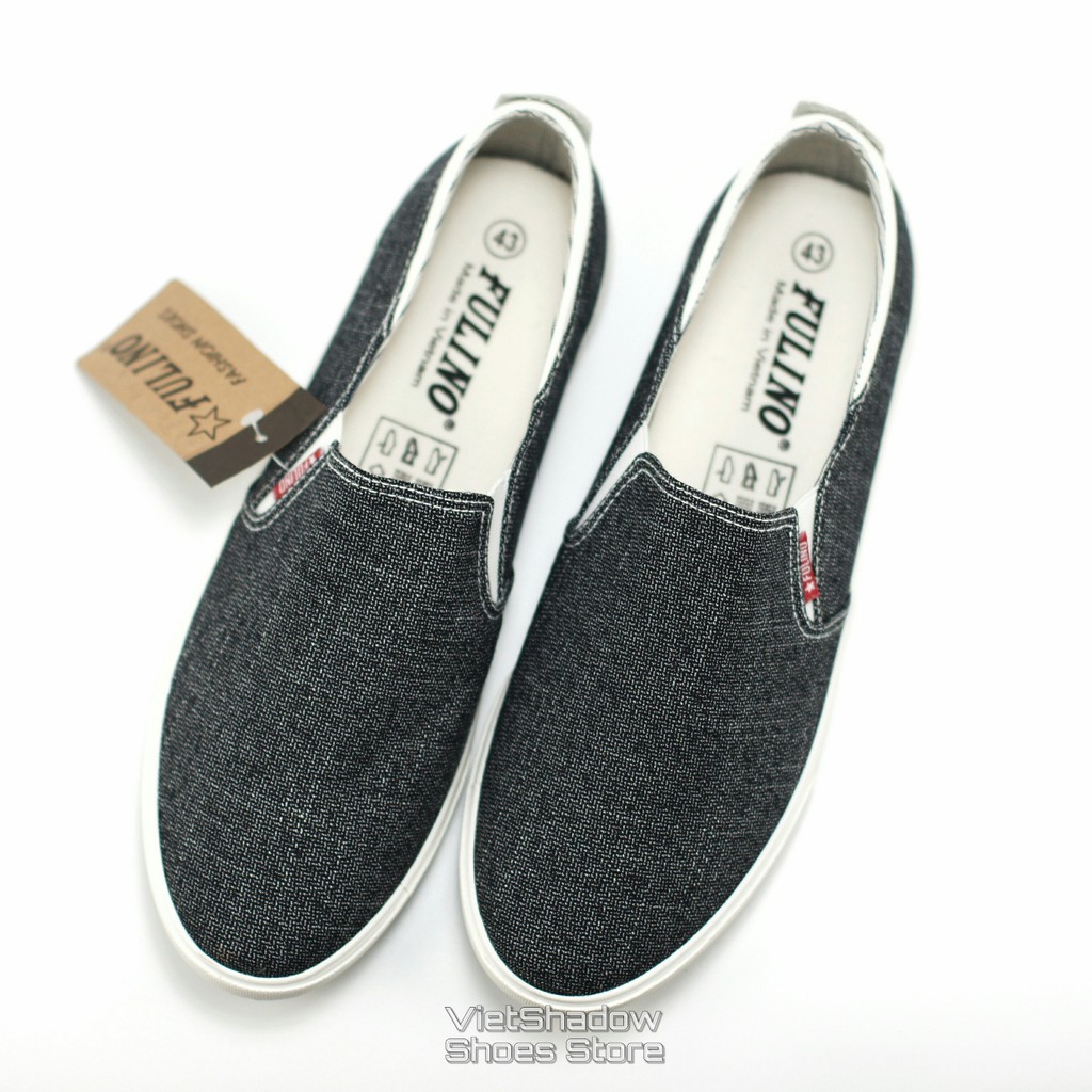 🔥Slip on | Giày lười vải nam 💯 Made in Vietnam 🇻🇳 - Mã SP 1822 | BigBuy360 - bigbuy360.vn
