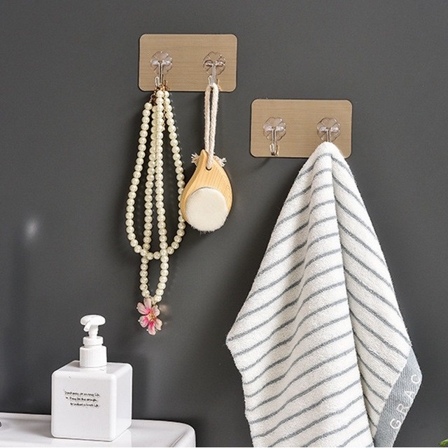 Móc treo đồ gắn tường chống thấm nước chống gỉ tiện dụng cho nhà bếp/ văn phòng