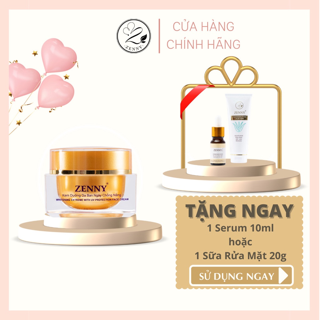Kem dưỡng sáng da, chống nắng Zenny cao cấp- ngăn ngừa lão hoá da