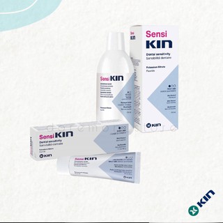 Combo kem đánh răng và nước súc miệng sensikin cho răng nhạy cảm
