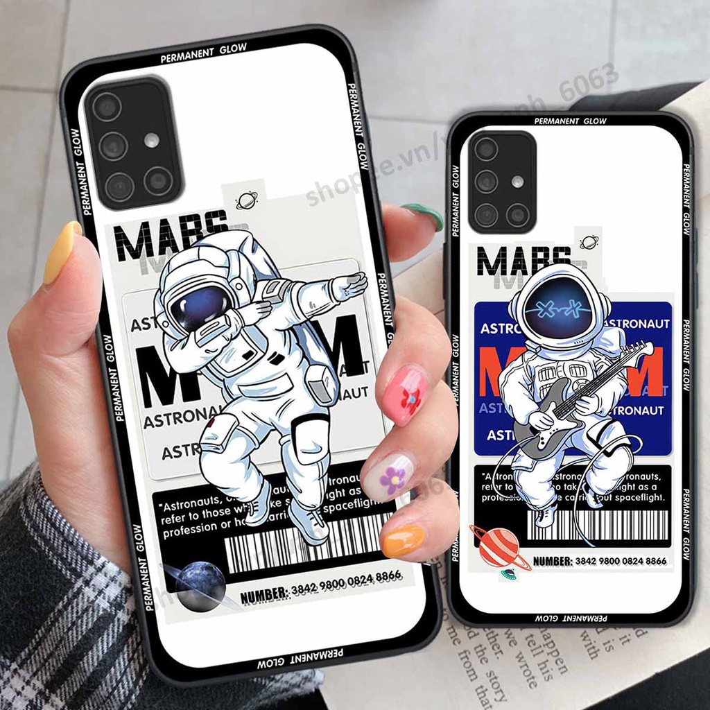 Ốp Samsung A31 / A51 / A71 be@r brick mars thời trang, ốp lưng điện thoại viền dẻo siêu chất