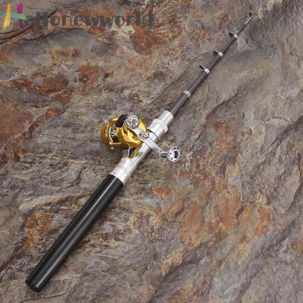 Cần Câu Cá Mini Bỏ Túi Bằng Hợp Kim Nhôm