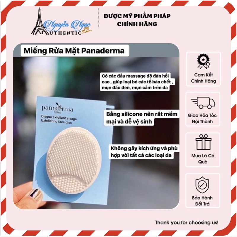 Miếng rửa mặt Silicon - Panaderma