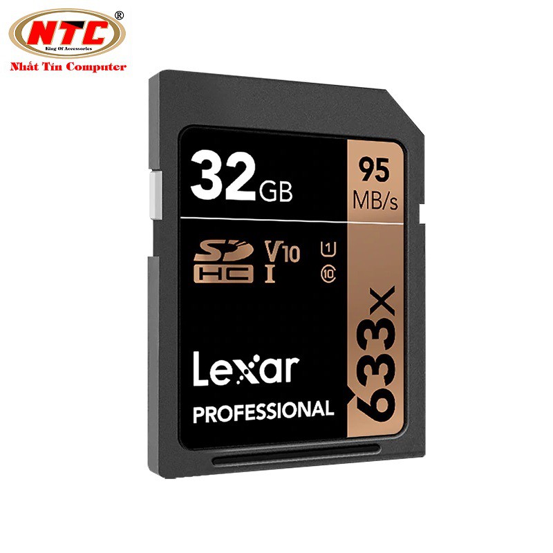 Thẻ Nhớ Máy Ảnh SDHC Lexar Professional 633x 32GB UHS-I U1 V10 95MB/s (Xanh)