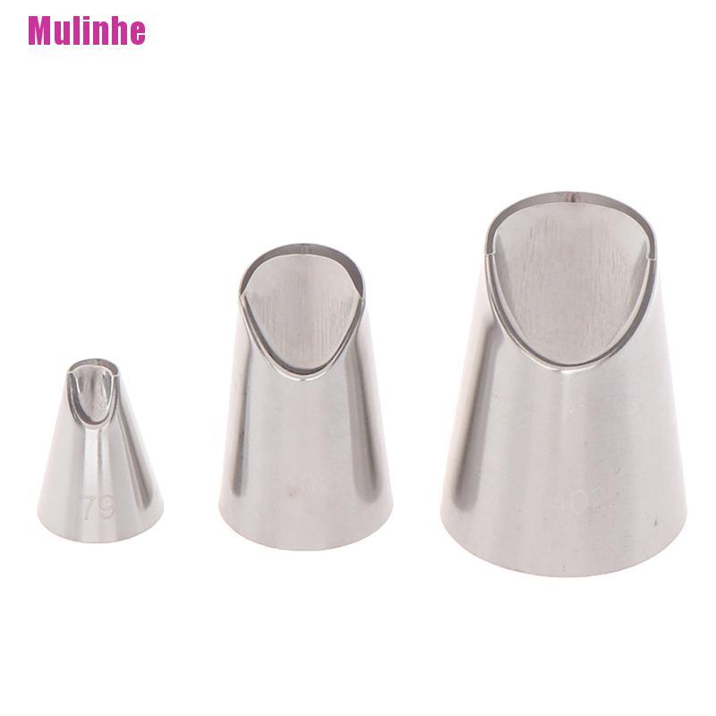Bộ 3 Đuôi Bắt Bông Kem Hình Hoa Tulip Tiện Dụng