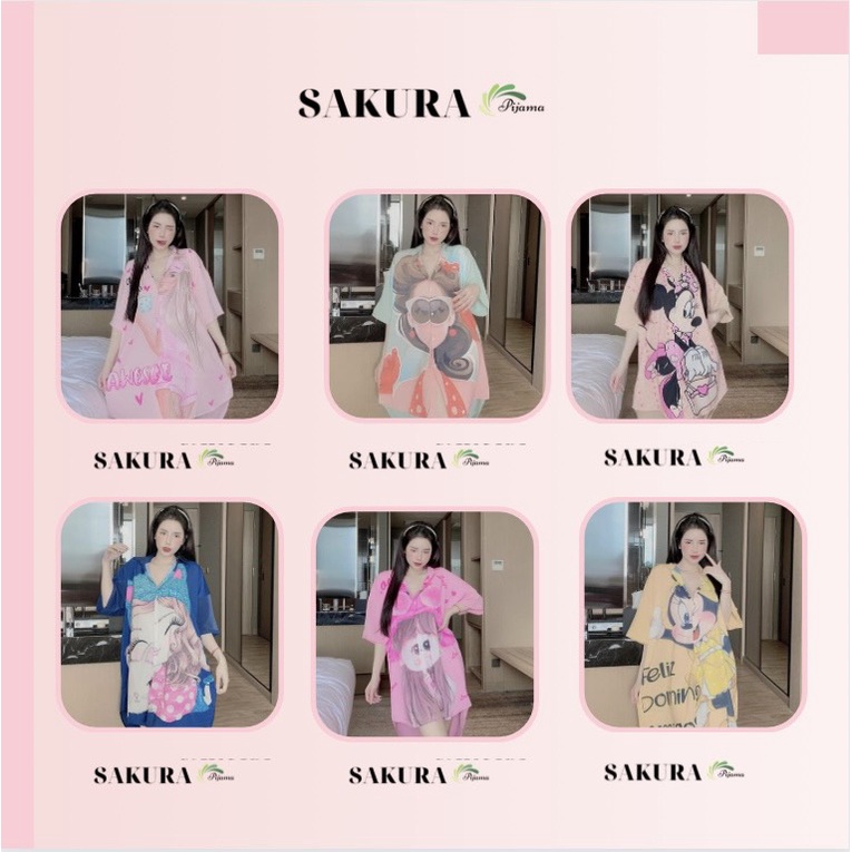 Váy sơ mi dáng dài xuông bigsize thiết kế lụa ngủ cao cấp chất lụa mango SAKURA BK