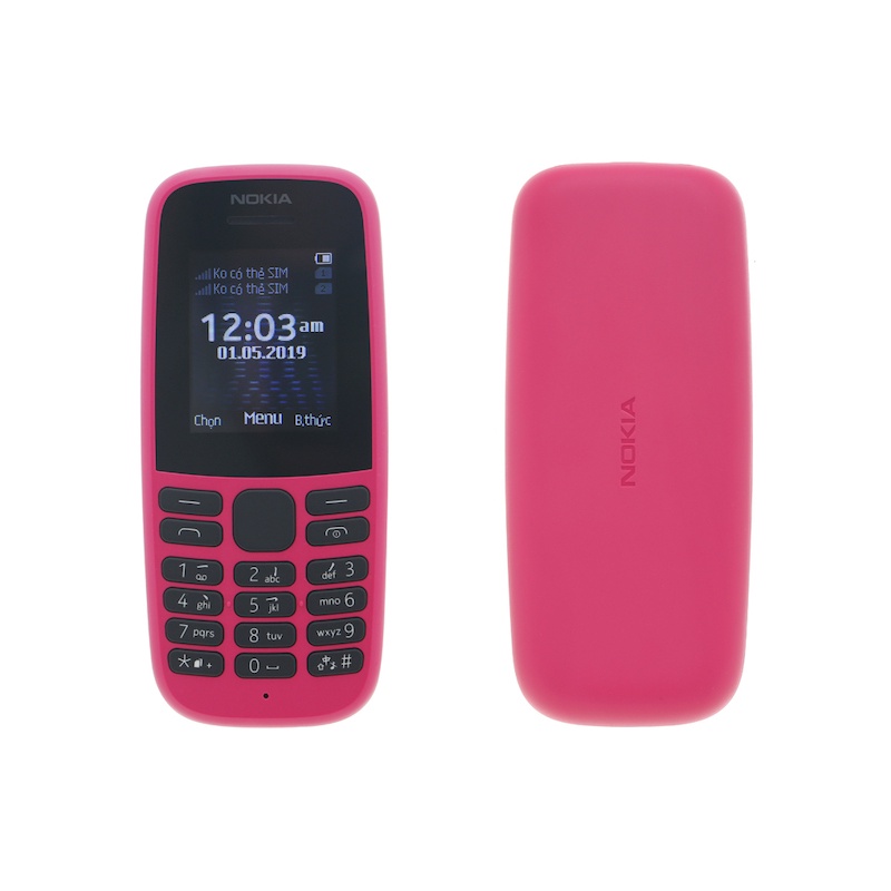 Điện thoại Nokia 105 1 Sim 2019 - Hàng chính hãng