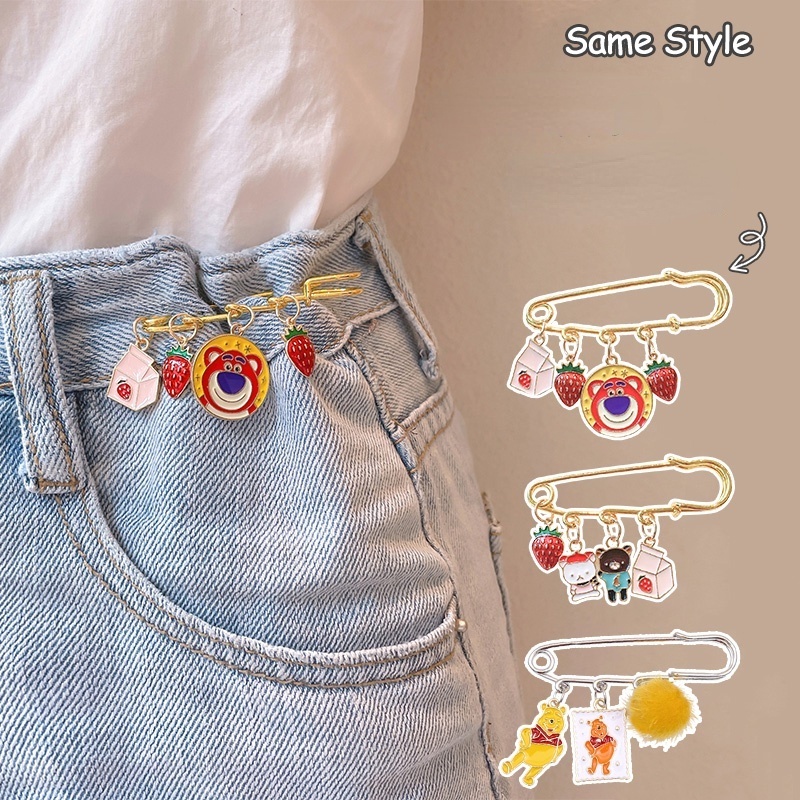 Trâm cài áo họa tiết hoạt hình phong cách hàn quốc xinh xắn cho nữ