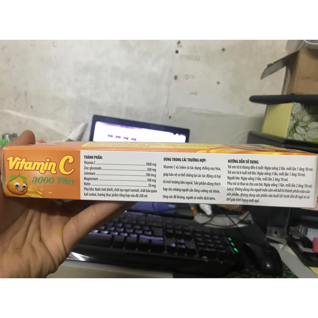 VITAMIN C 3000 PLUS SELENZIN MAX DẠNG NƯỚC
