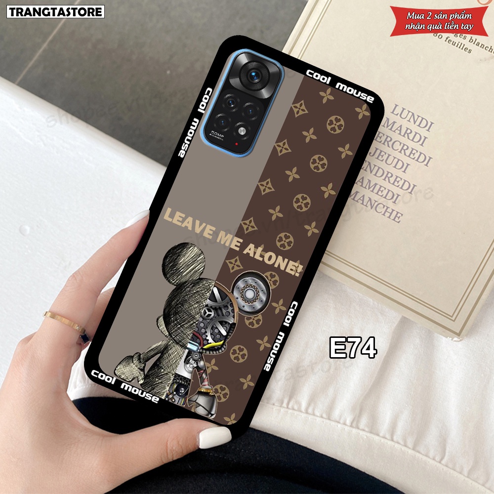 Ốp Xiaomi Redmi Note 11 4G/5G - Note 11s - Note 11 Pro - Note 11 Pro China in hình gấu Bearbrick,Metal Style,Doremon siê