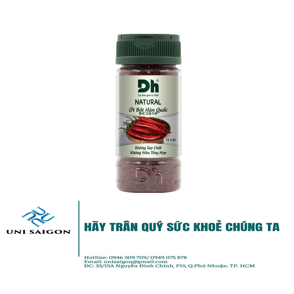 Tổng hợp Gia vị bột nguyên chất Natural DH Foods