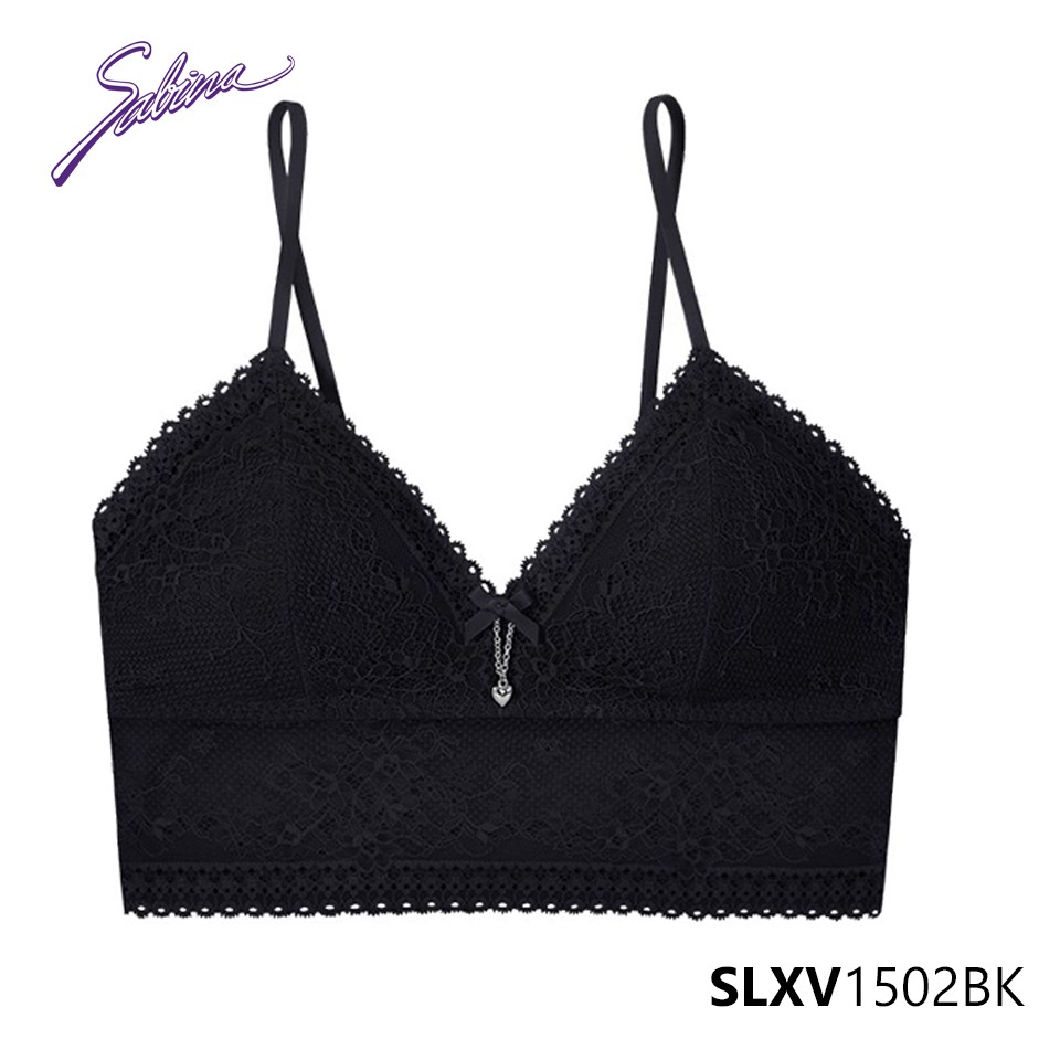 Combo Áo Lót Ren Quyến Rũ Mút Lót Kèm Rời Không Gọng Và Quần Đồng Bộ Màu Đen Gorgeous By Sabina SLXV1502BK+SUXV1502BK | BigBuy360 - bigbuy360.vn