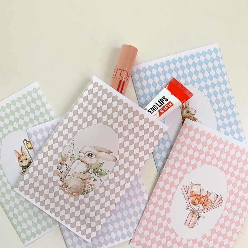 Set 10 túi giấy mini 15x10cm hoạ tiết hàn quốc