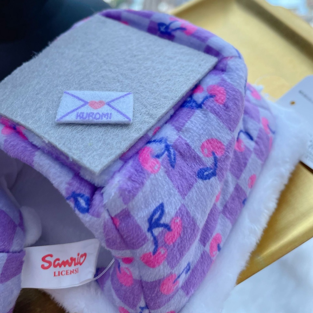 Sanrio Set 1 Thú Nhồi Bông Hình cinnamoroll kuromy kt pc melody Treo Túi Xách Cho Bé