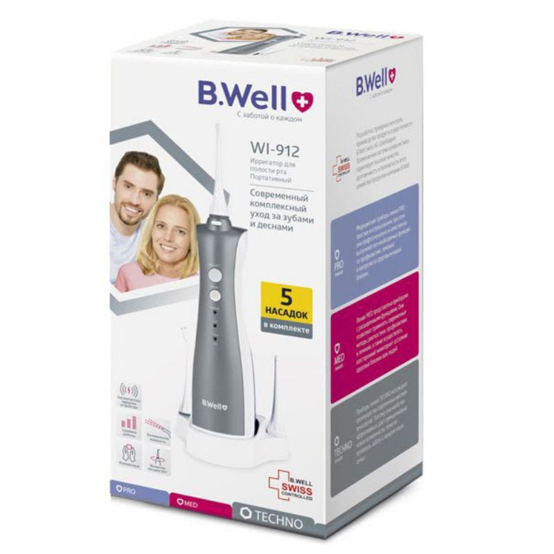 Máy tăm nước B.well WI 913 và 912 bảo hành 2 năm.
