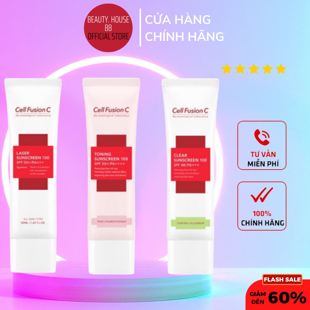 [Có sẵn] (Auth - Sẵn) Kem chống nắng Cell Fusion C chính hãng