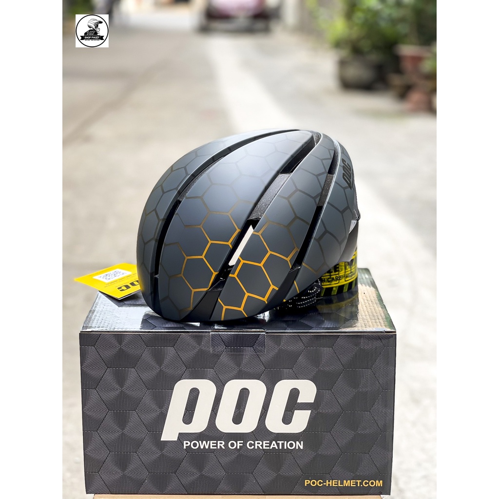 Nón thể thao POC 03 Lưới Nhám cao cấp bản hiếm, TẶNG KHẨU TRANG POC