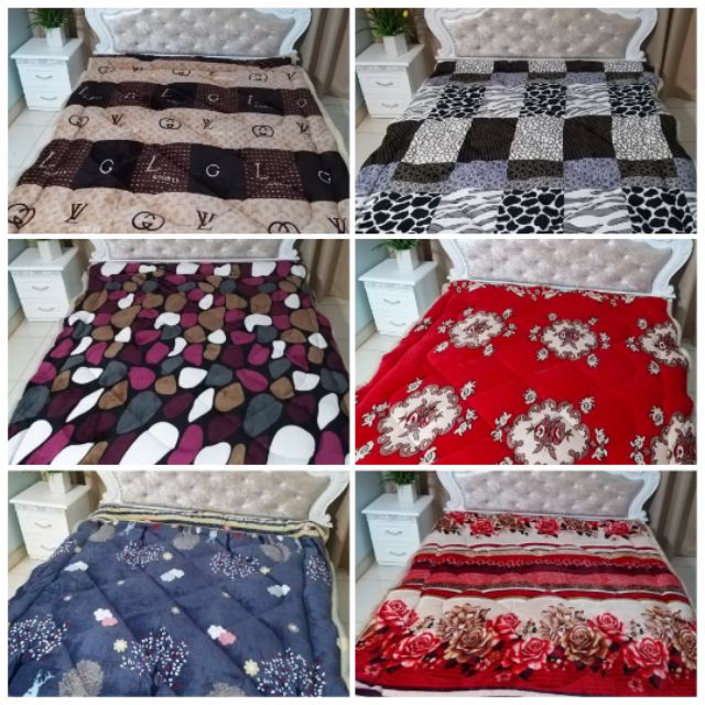 Chăn lông cừu 2,8kg cao cấp mùa đông siêu ấm hàng loại 1  (chăn phồng như hình) | BigBuy360 - bigbuy360.vn