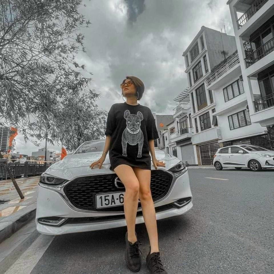 Áo Thun Bigsize Tay Lỡ CHÓ Cotton 100% Unisex (Ảnh Thật)