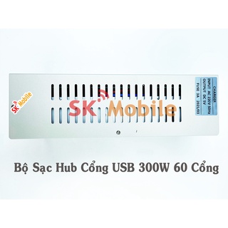 Combo 5 Bộ Sạc Hub Cổng Usb 300W 60 Cổng( Portable phone charger HUB 300W 60 USB)